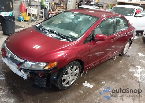 2008 Honda Civic Lx из США, поврежденный, VIN 1HGFA16548L059712
